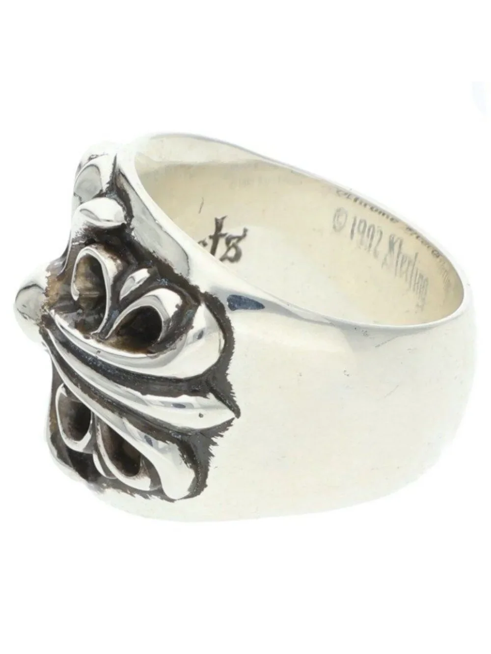 Chrome Hearts Keeper Silver Ring